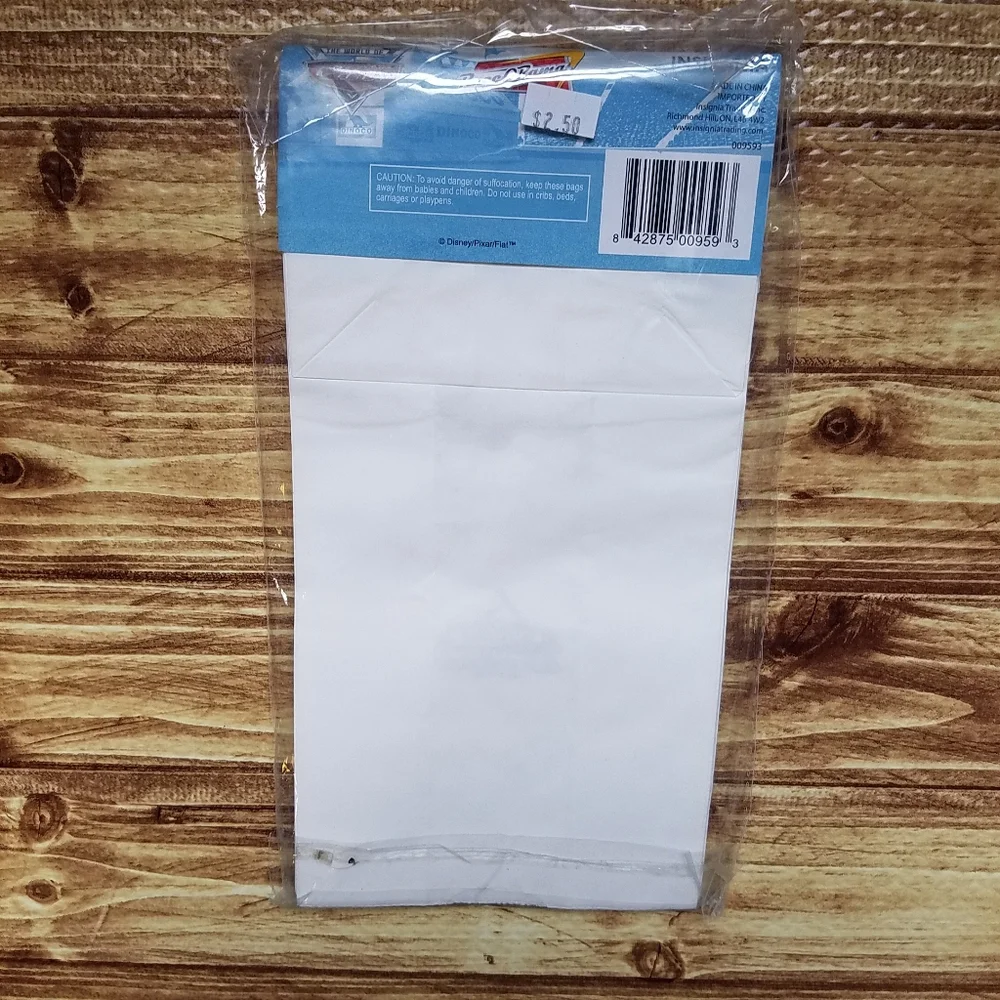 Disney Cars Party Favor Lunch Bags Paper Lightning McQueen Mater NWT
